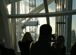 In the London Eye.